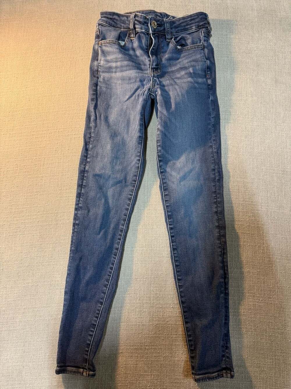 American Eagle Women's Hi-Rise Jegging Stretch Jeans Size 2 - Picture 1 of 7